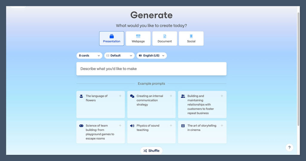 Gamma Dashboard