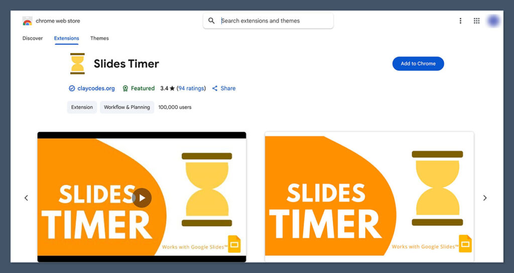 Slides Timer